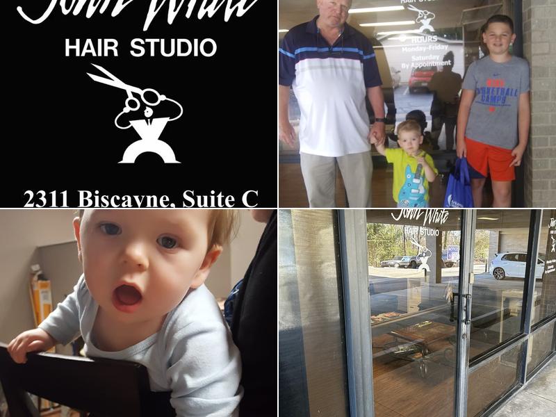 John white hair studio