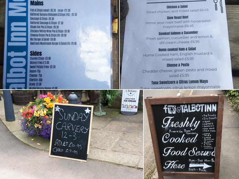 The Talbot Menu