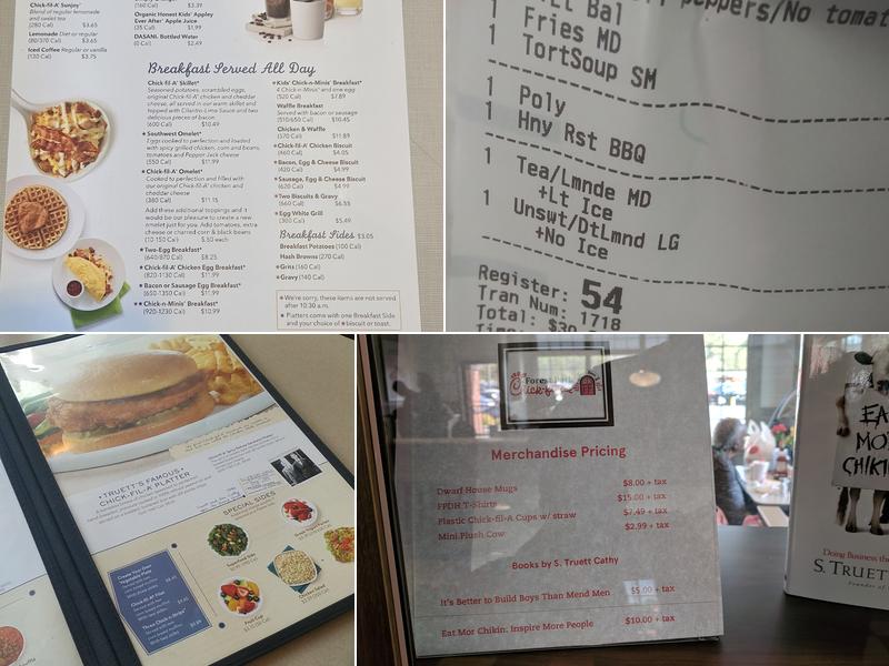 Chick-fil-A Menu