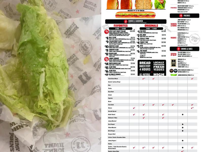 Jimmy John's Menu