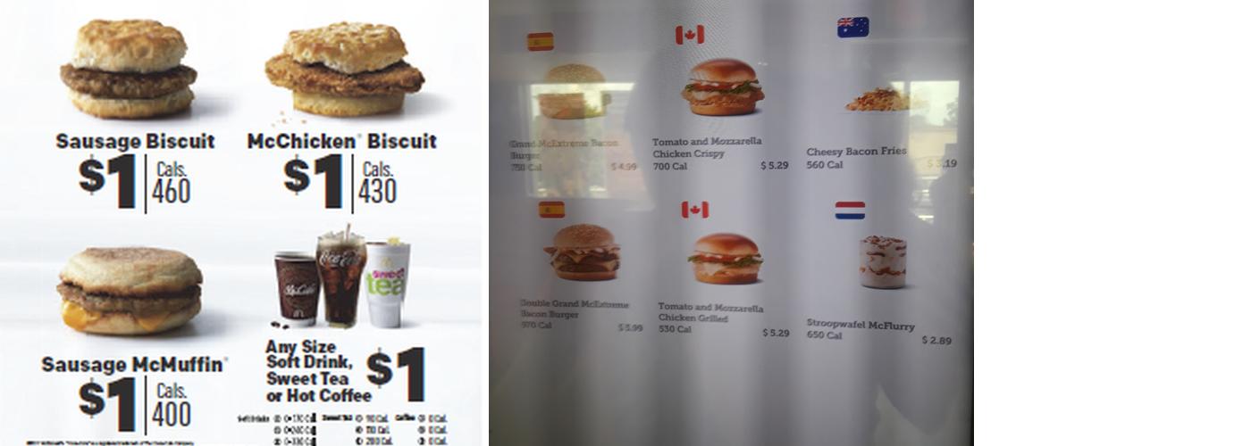 McDonald's Menu