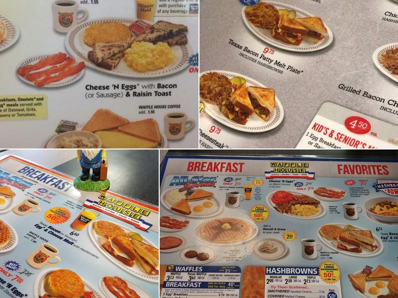 Waffle House Menu