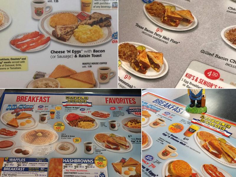 Waffle House Menu
