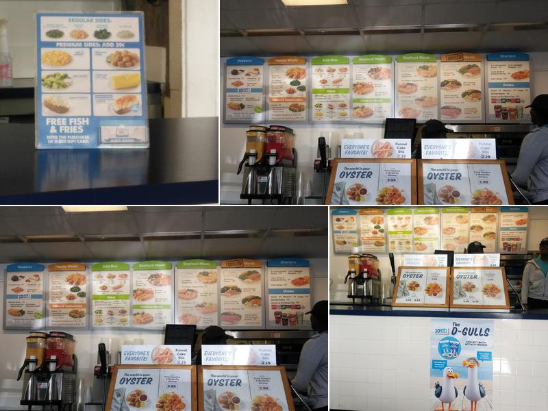Captain D's Menu