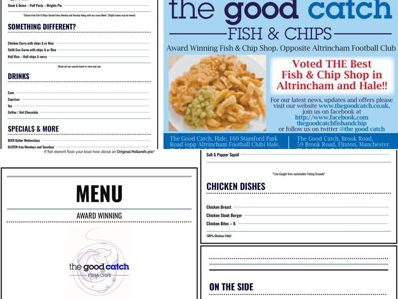 The Good Catch Menu