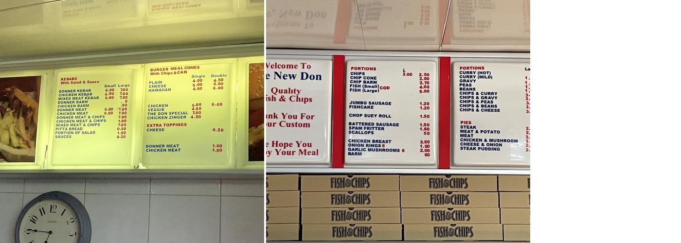 The New Don Menu