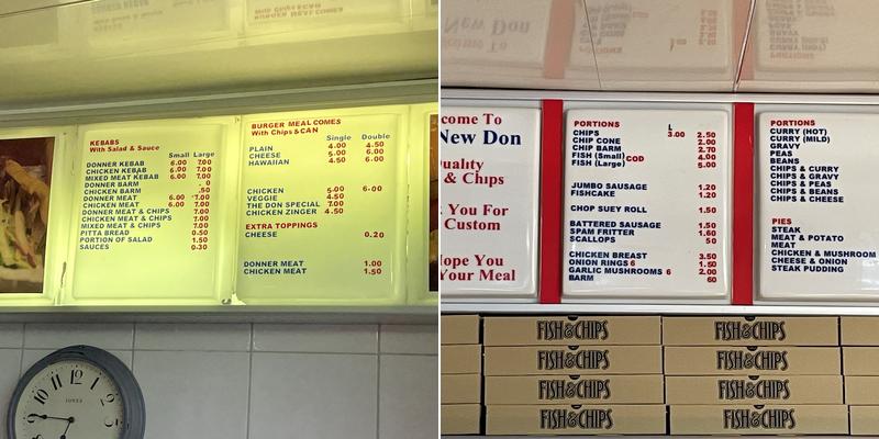The New Don Menu