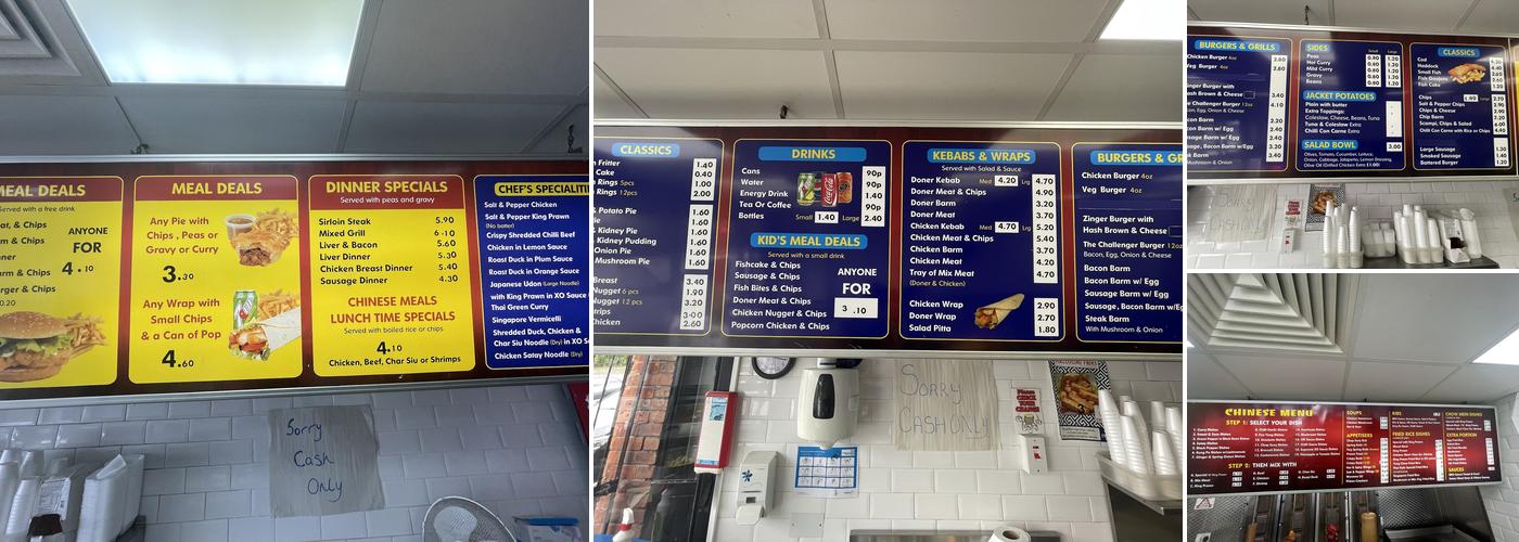 A Fine Kettle Of Fish Menu