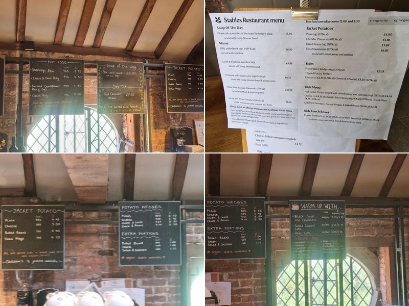 The Stables Restaurant Menu