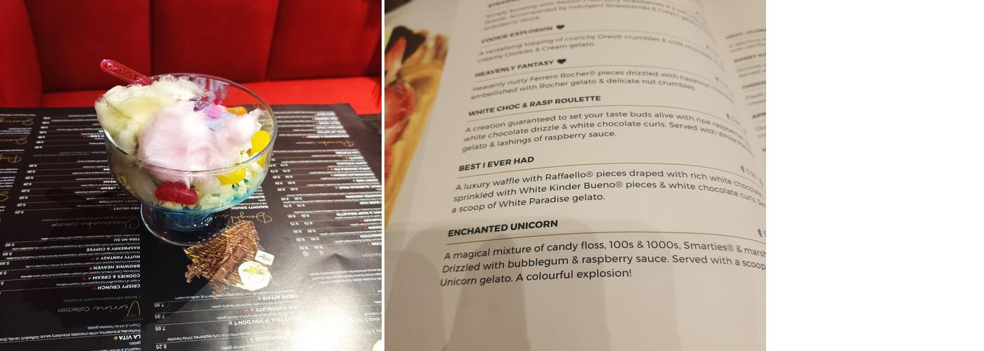 Little Dessert Shop Altrincham Menu