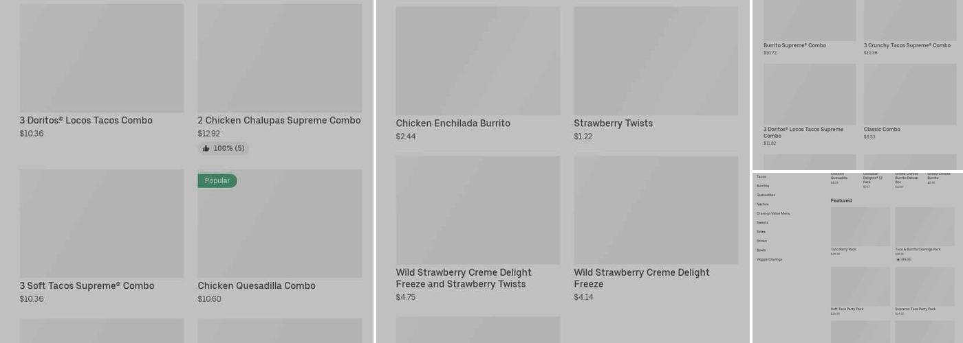 Taco Bell Menu