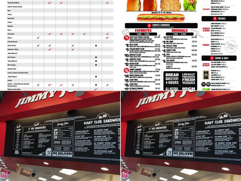 Jimmy John's Menu