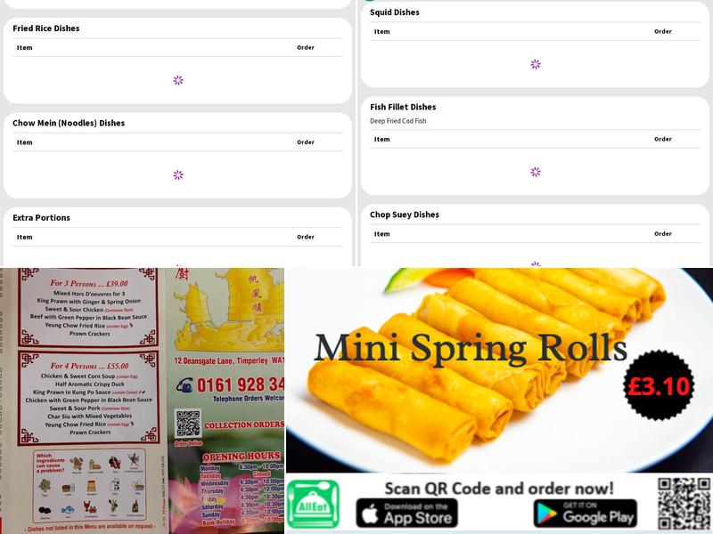 Chinese Kitchen Menu