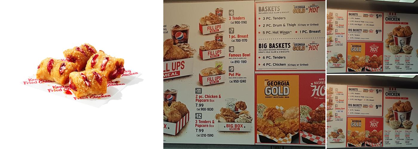 KFC Menu