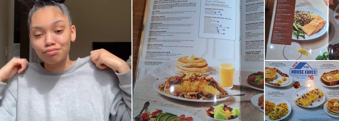 IHOP Menu