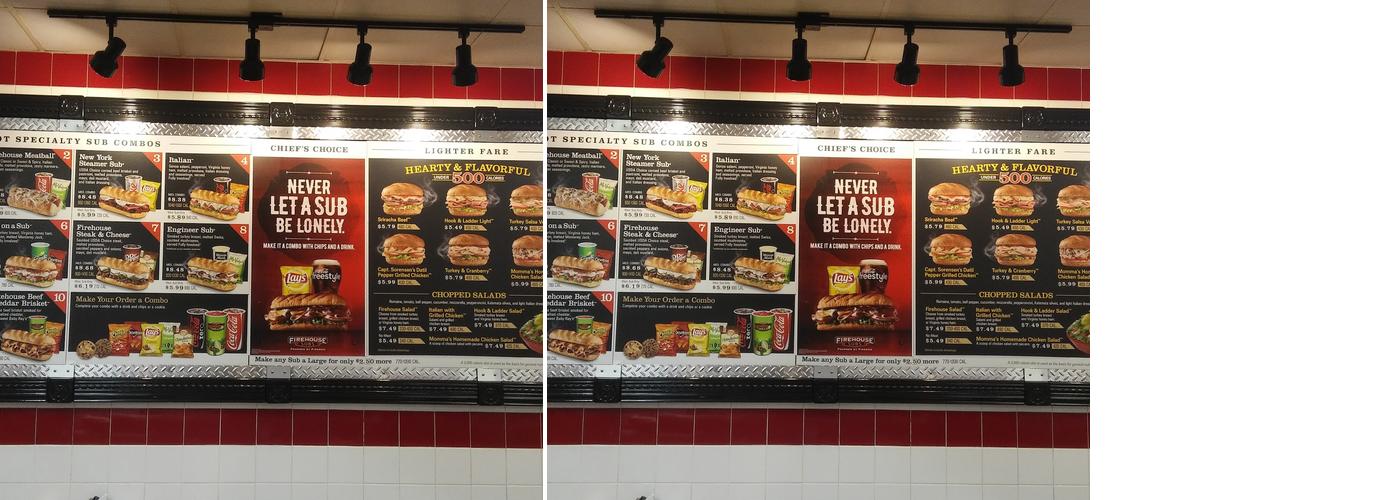 Firehouse Subs Thomasville Menu