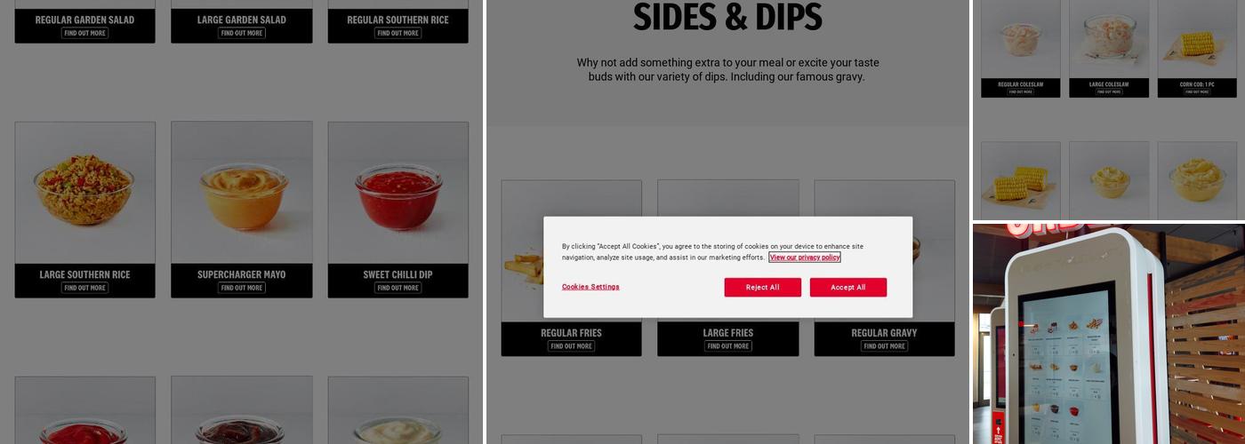 KFC Altrincham - Retail Park Menu