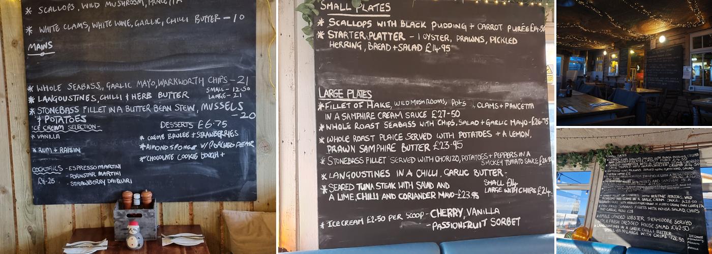 The Fish Shack Menu
