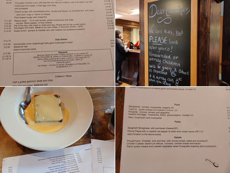 The Harte & Magpies Menu