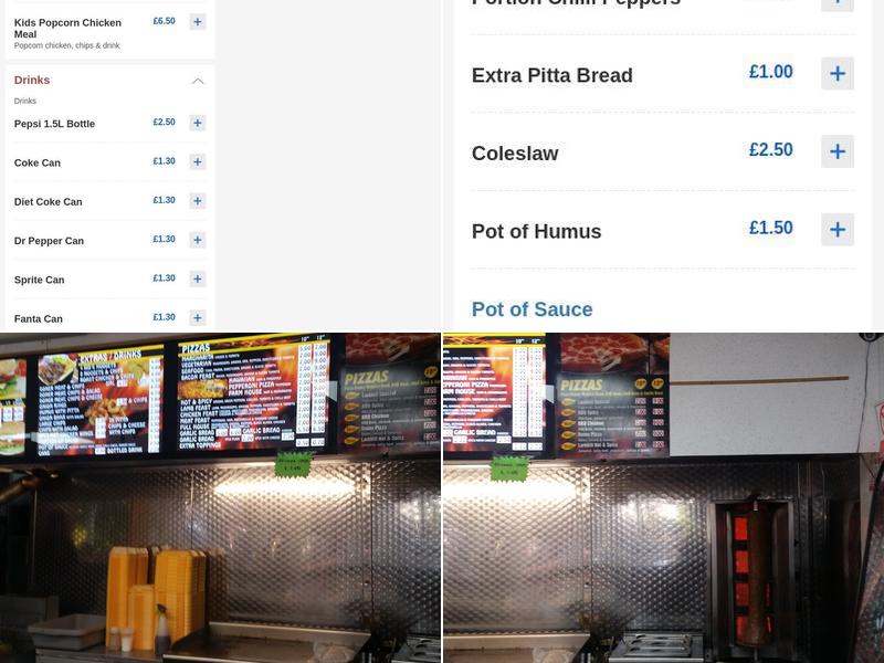 Larkhill Kebab And Pizza House Menu