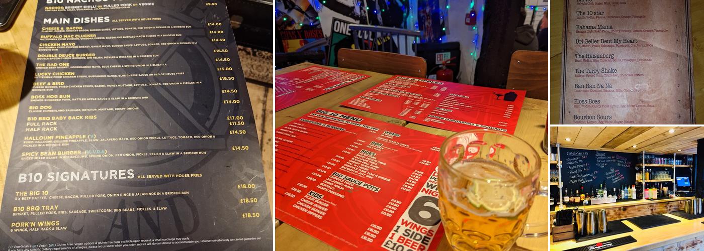 Big 10 - Smoke & Grill Menu