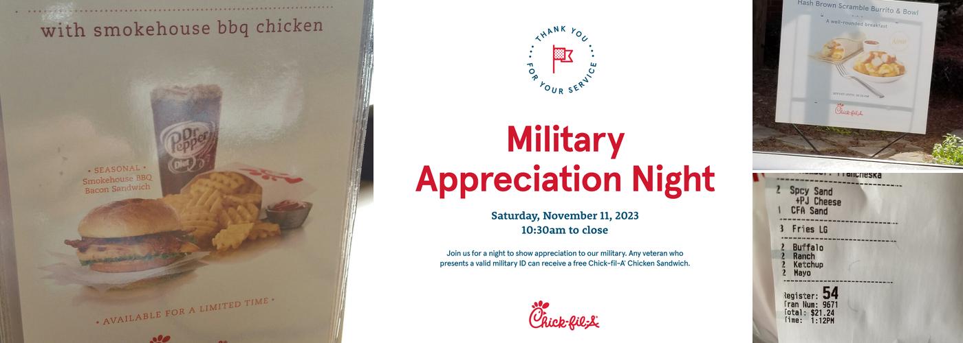 Chick-fil-A Menu