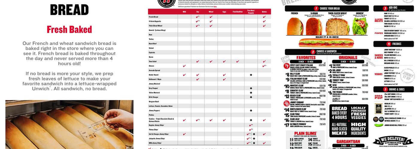 Jimmy John's Menu
