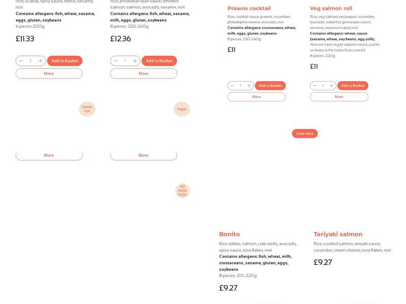 Rice and Roll Andover Menu