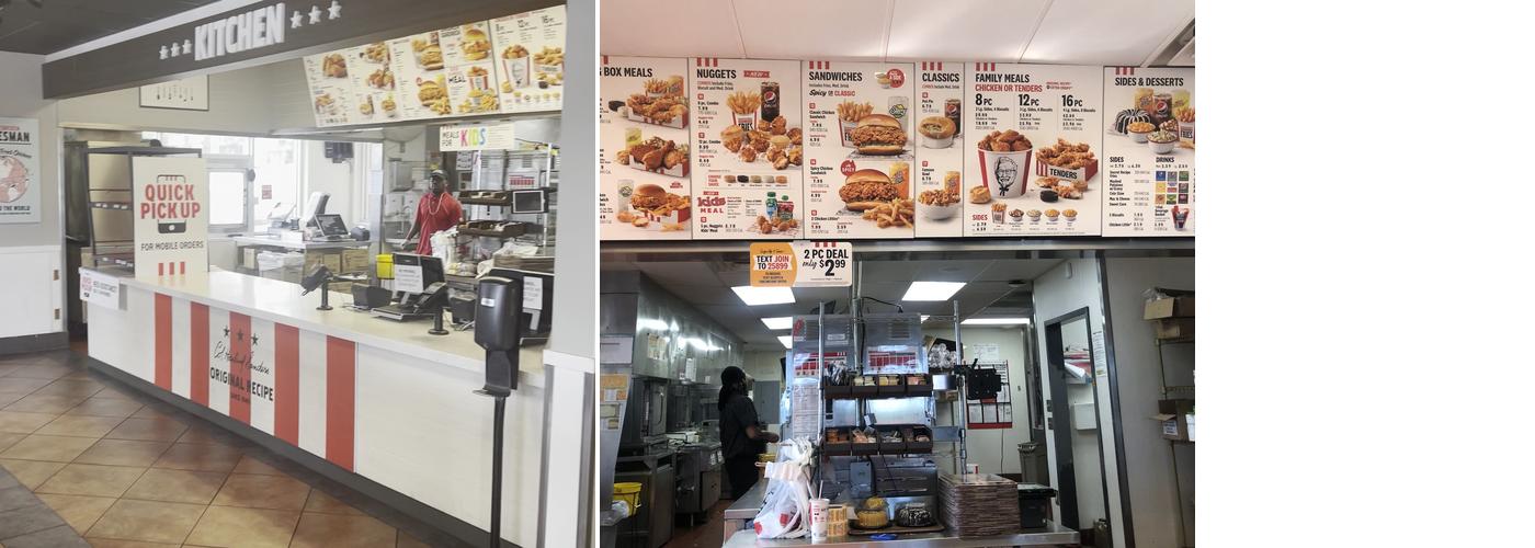 KFC Menu