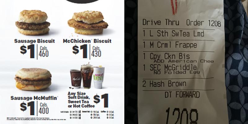 McDonald's Menu