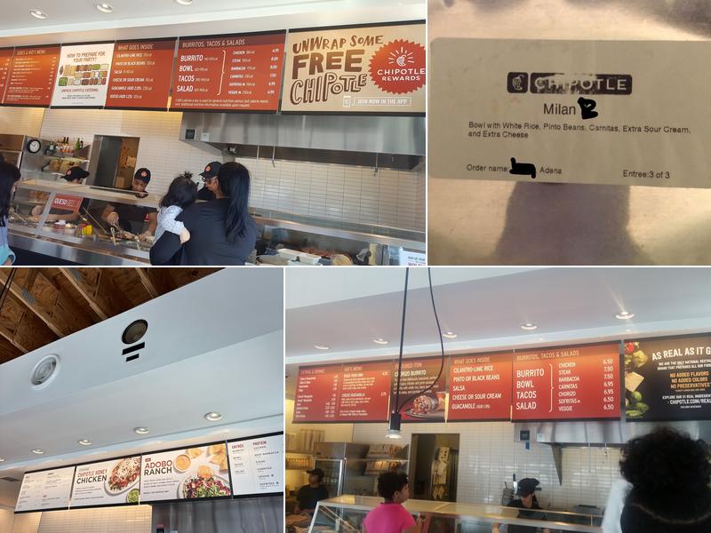 Chipotle Mexican Grill Menu