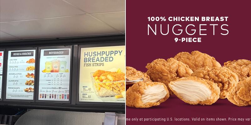 Arby's Menu
