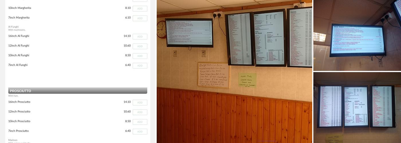 Commonwealth Takeaway Menu