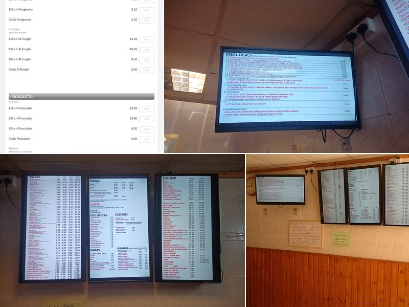 Commonwealth Takeaway Menu