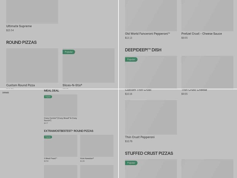 Little Caesars Pizza Menu