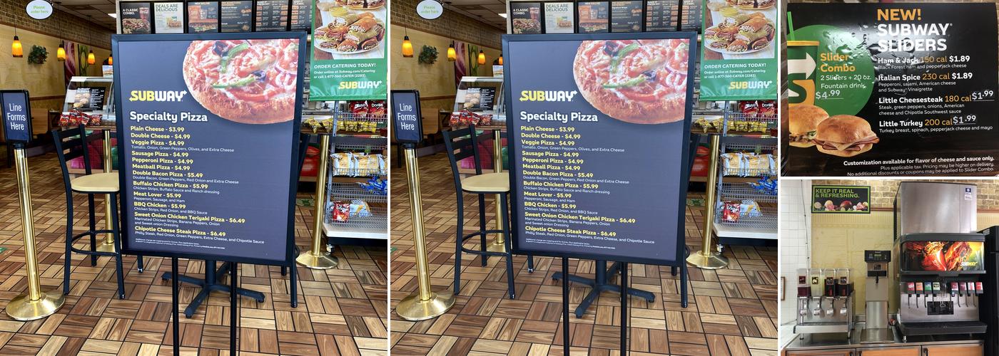 Subway Menu