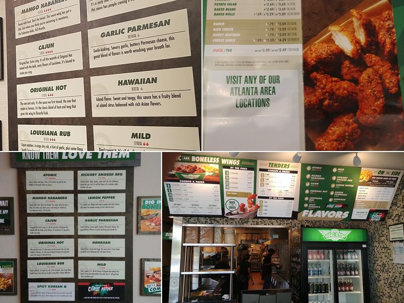Wingstop Menu