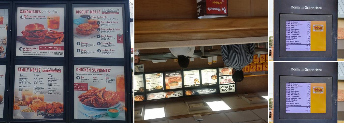 Bojangles Menu