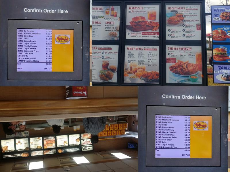 Bojangles Menu