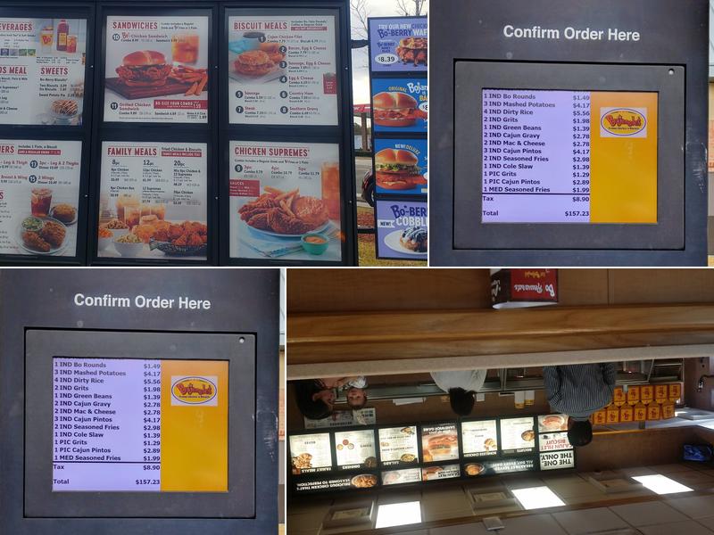 Bojangles Menu