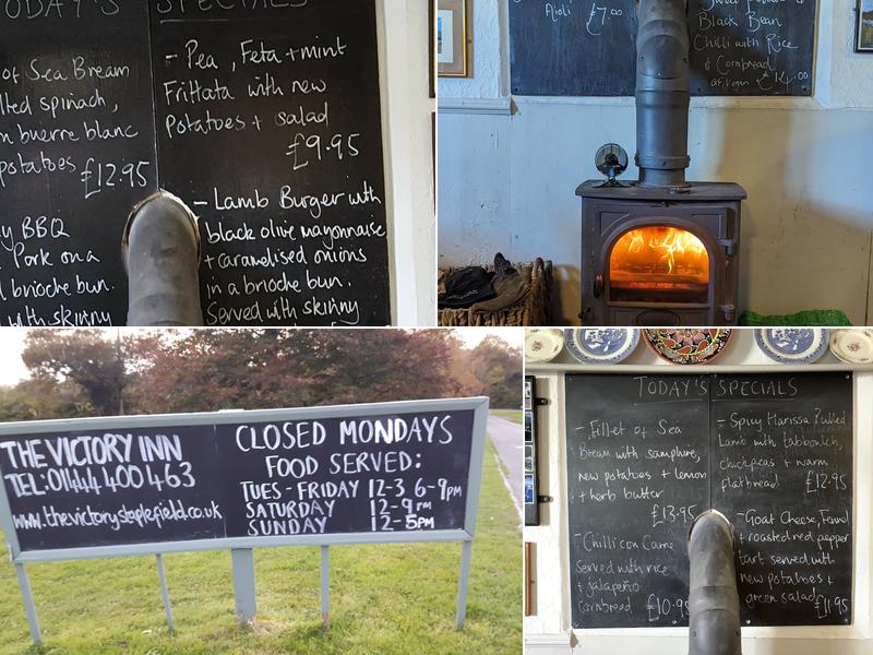 The Victory Inn Menu