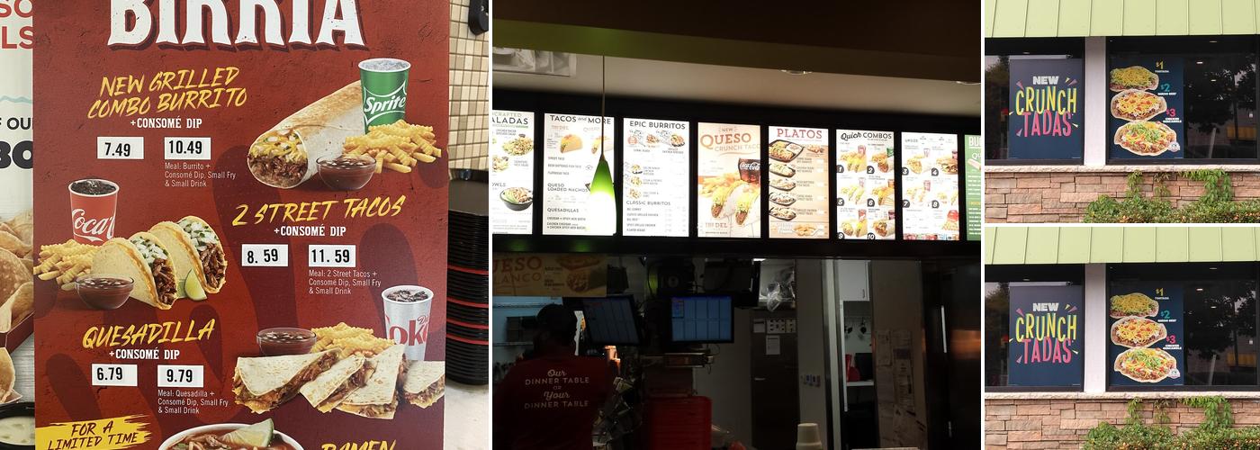 Del Taco Menu