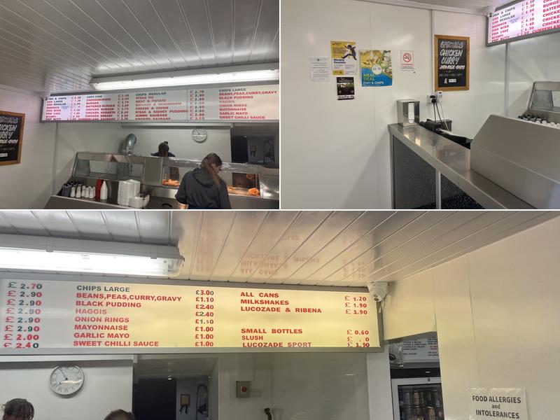 Riverside Fish & Chip Shop Ltd Menu