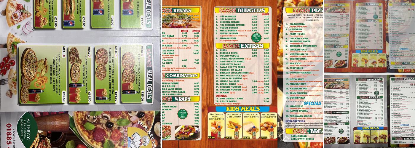 Ramos Pizza & Kebab house Menu