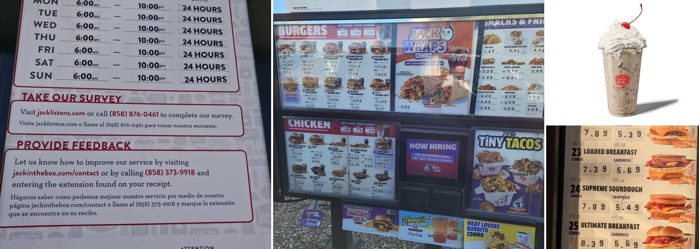 Jack In The Box Menu