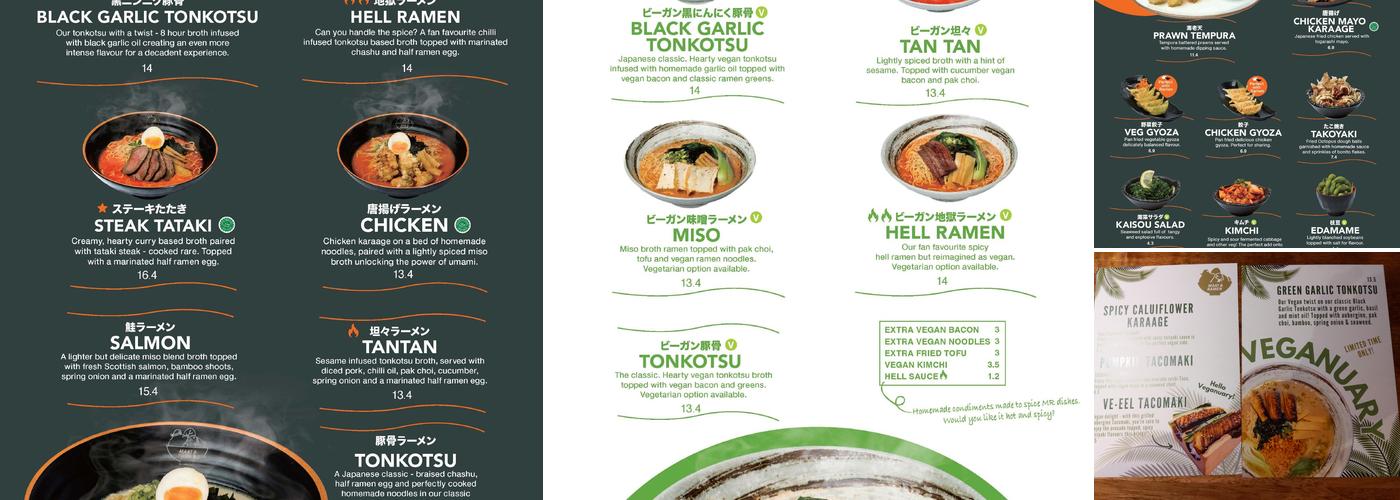 Maki & Ramen Menu