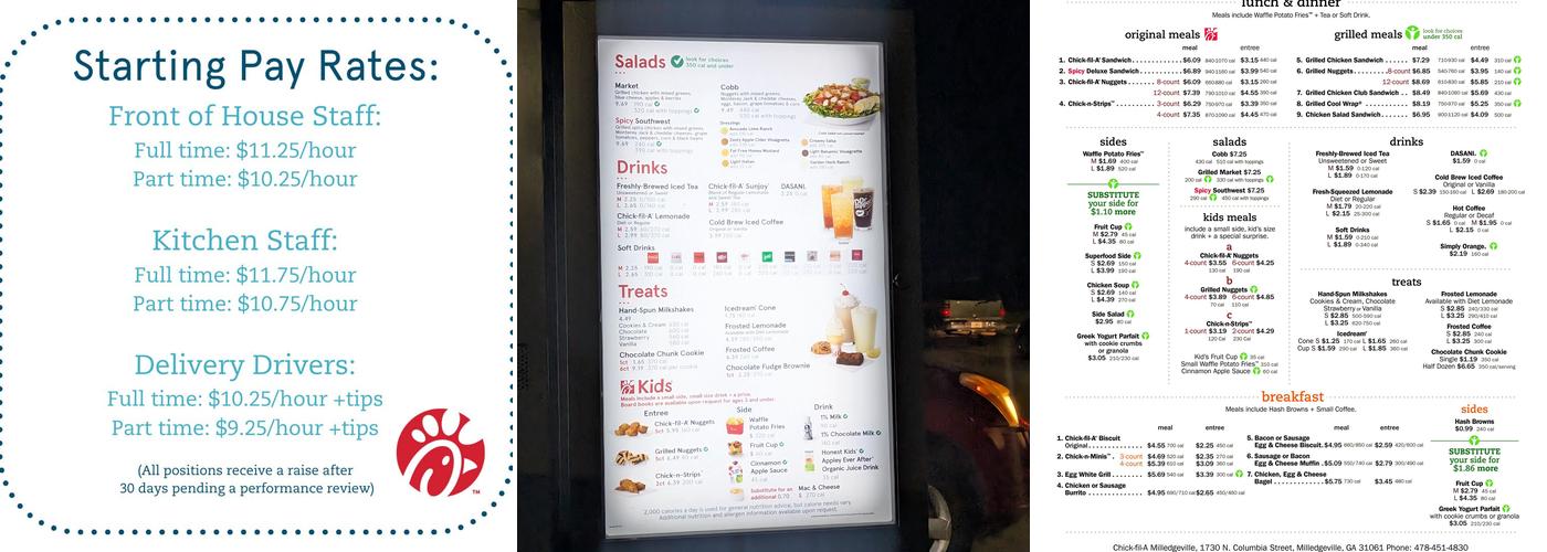 Chick-fil-A Menu