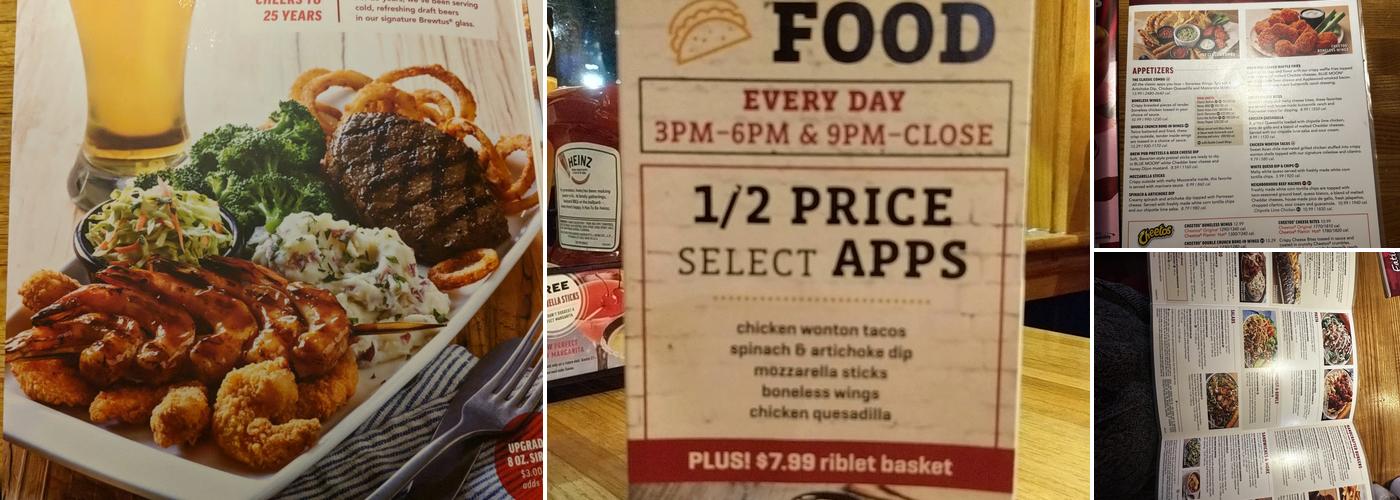 Applebee's Grill + Bar Menu