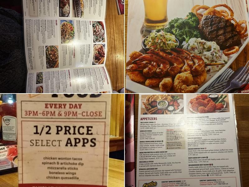 Applebee's Grill + Bar Menu