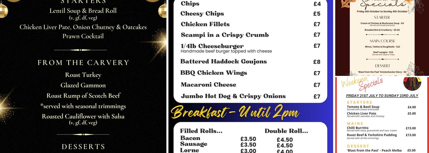 New Hope Cuisine Menu